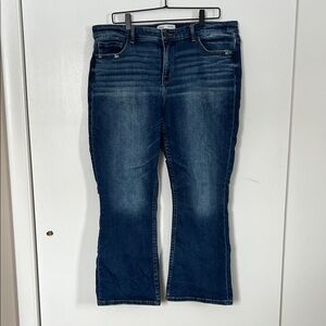 Buckle Women's Dark Blue Boot Cut Jeans